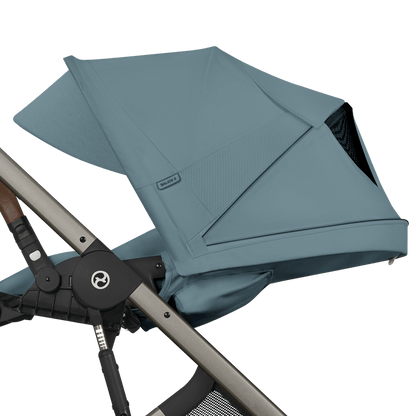 Cybex - Otroški voziček Balios S Lux z zložljivo košaro - Stormy Blue (2v1)