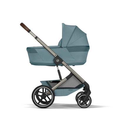 Cybex - Otroški voziček Balios S Lux z zložljivo košaro - Stormy Blue (2v1)