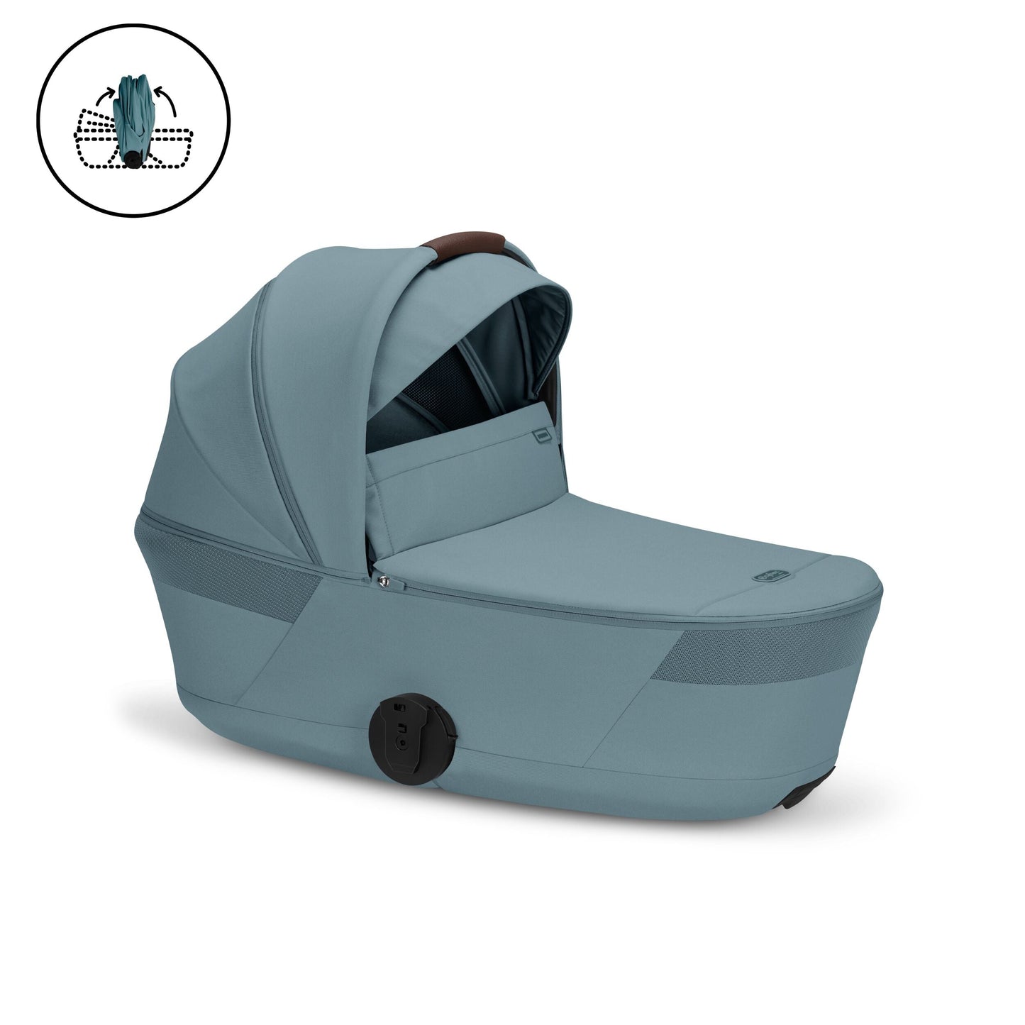 Cybex - Otroški voziček Balios S Lux z zložljivo košaro - Stormy Blue (2v1)