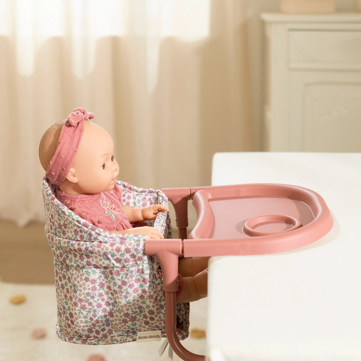 Little Dutch - Stolček za punčko - Pink