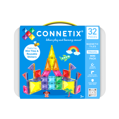 Connetix - Magnetne ploščice - Travel Mini Pack (32 kosov)