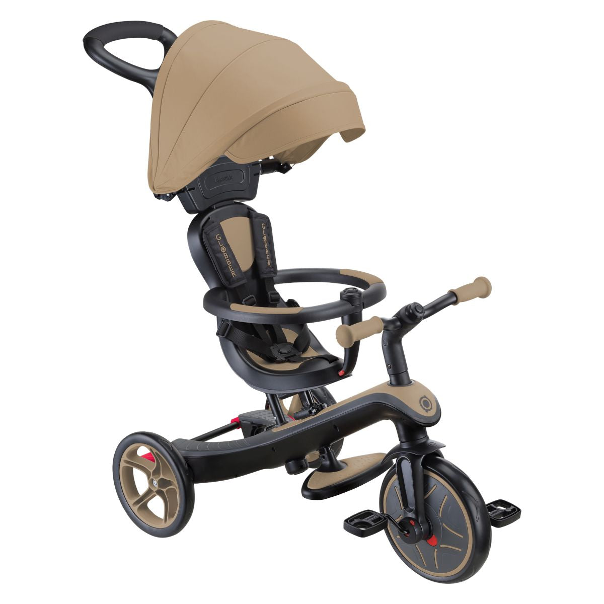 Globber - Otroški tricikel Explorer 4v1 - Bež