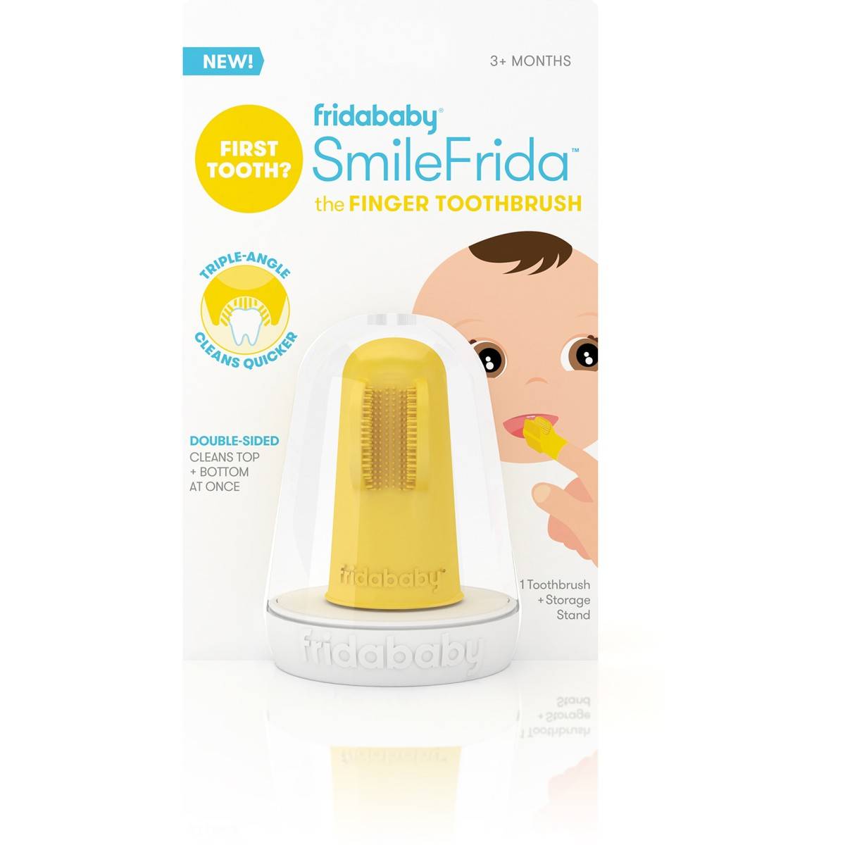 Frida Baby - Dvostranska zobna ščetka za na prst