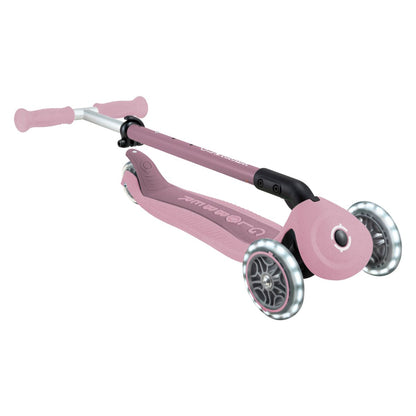 Globber - Skiro GO UP Active ECO Lights, zložljiv, svetleča kolesa - Roza