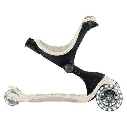 Globber - Skiro GO UP Deluxe 360°, zložljiv, svetleča kolesa - Bež