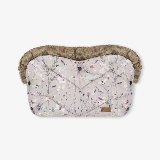 KikkaBoo - Enojna rokavica za voziček Luxury - Dreamy Fields Grey - KB31108040158 Luxbaby