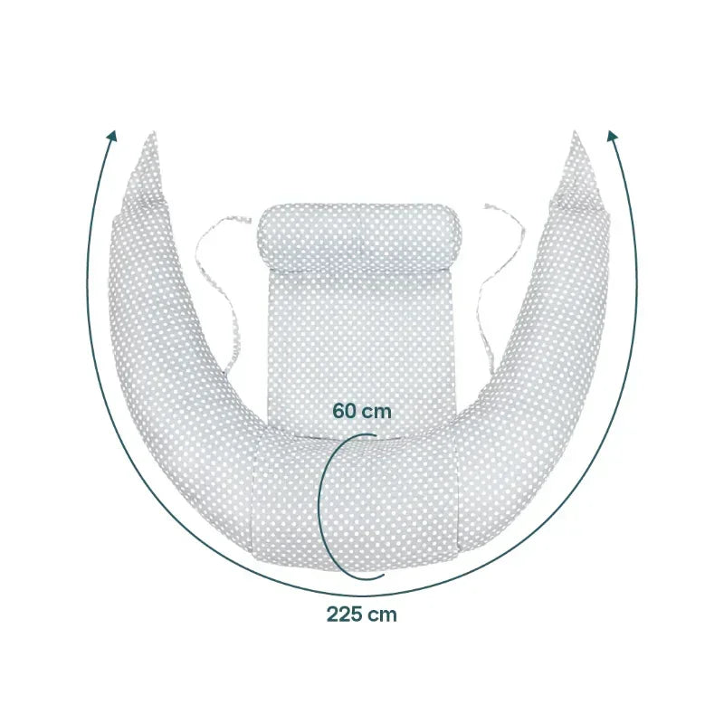 Koala Babycare - Blazina za nosečnice Hug+ Comfy - Grey