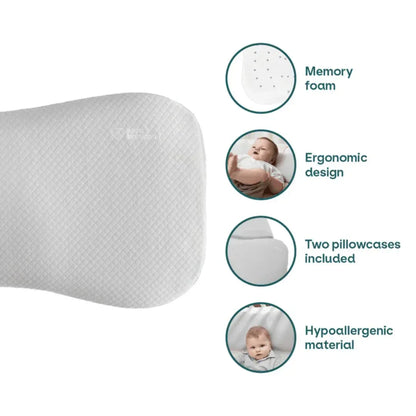 Koala Babycare - Moj prvi vzglavnik Perfect Head Maxi AIR - White - KBKPH_AI_MX_FWH Luxbaby