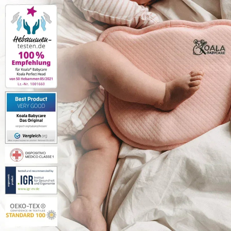 Koala Babycare - Pripomoček za preprečevanje zaležane glavice Perfect Head AIR - Pink