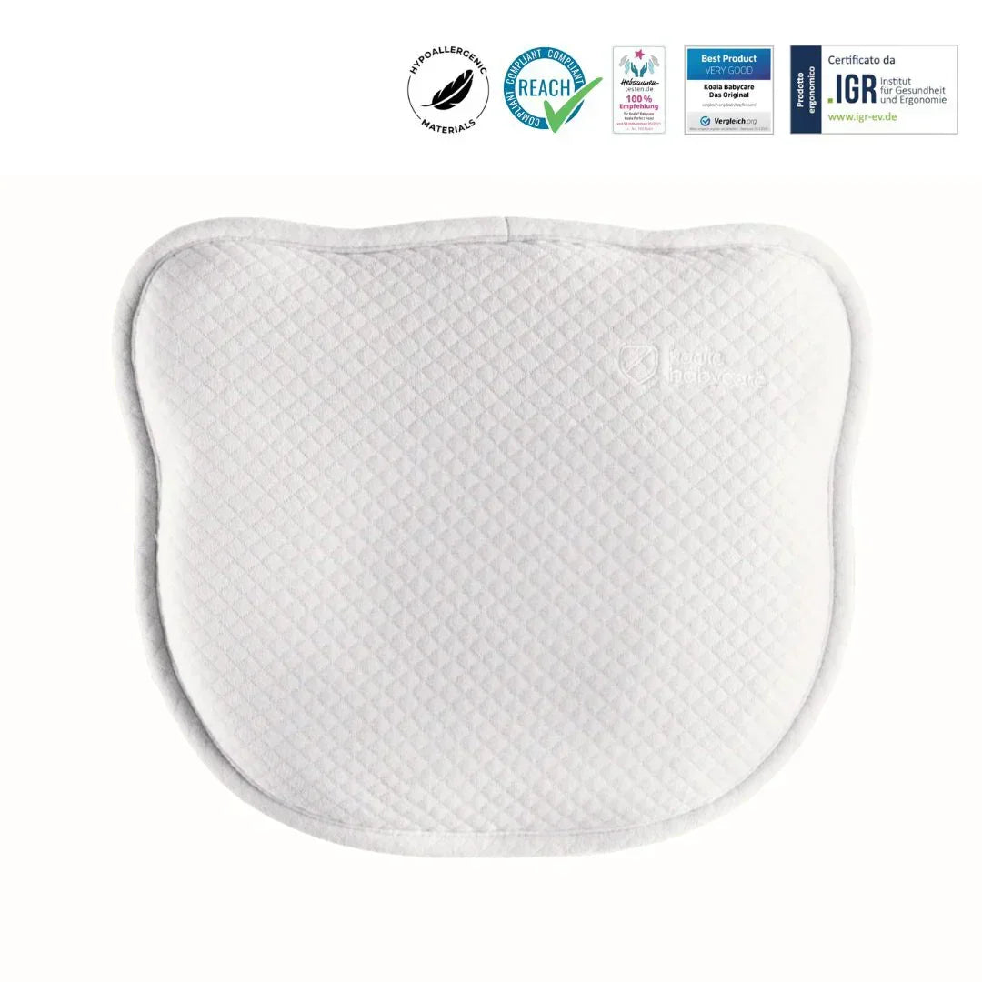 Koala Babycare - Pripomoček za preprečevanje zaležane glavice Perfect Head AIR - White
