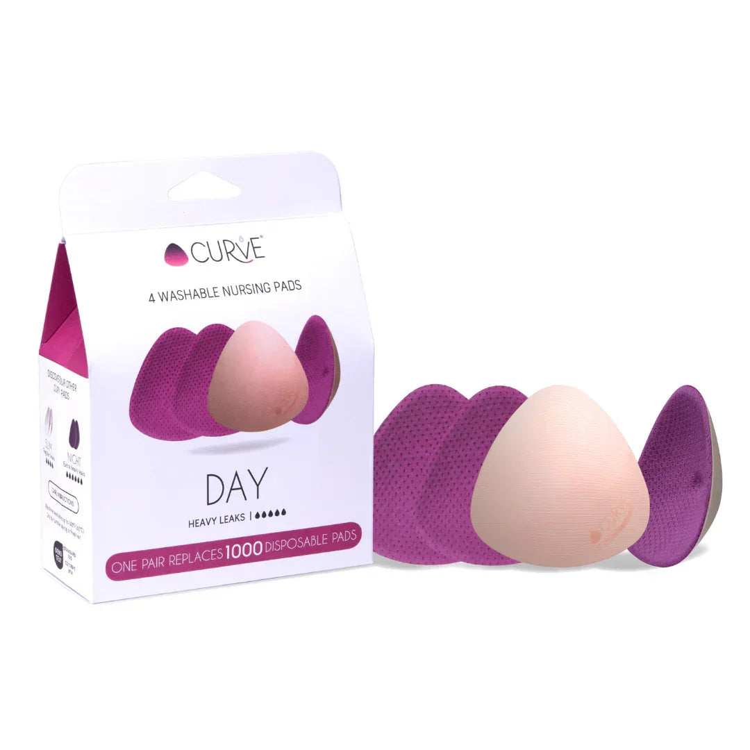 Cache Coeur - Dnevne pralne blazinice za dojenje Curve 4 kosi - CCEP800EN-4 Luxbaby