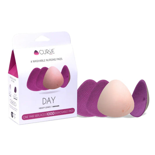 Cache Coeur - Dnevne pralne blazinice za dojenje Curve 4 kosi - CCEP800EN-4 Luxbaby