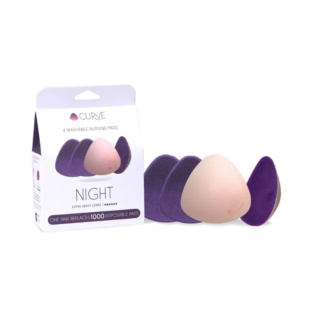 Cache Coeur - Nočne pralne blazinice za dojenje Curve 4 kosi - Luxbaby