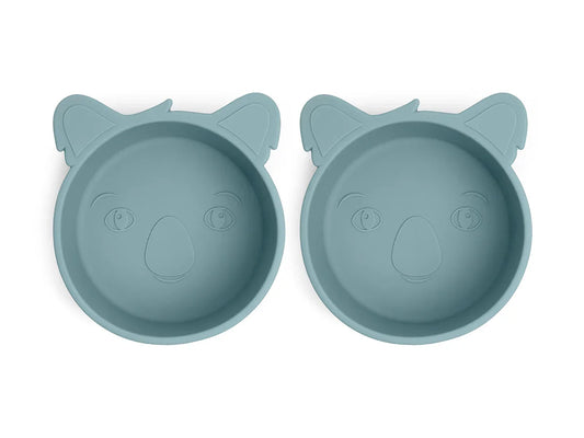Nuuroo - Alex Silikonske skledice Koala - Lead (2 kosa) - NU120L Luxbaby