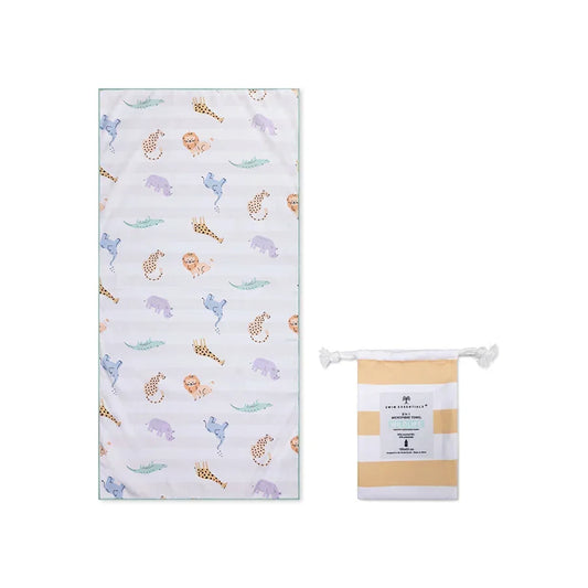 Swim Essentials - Brisača iz mikrofibre - Safari beach (135x65 cm)