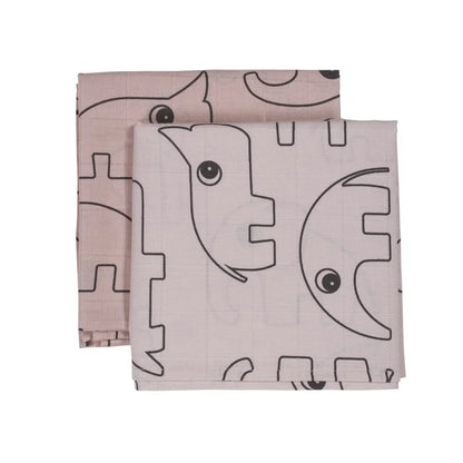 Done by Deer - Komplet tetra pleničk Contour - Powder - DBD1775 Luxbaby