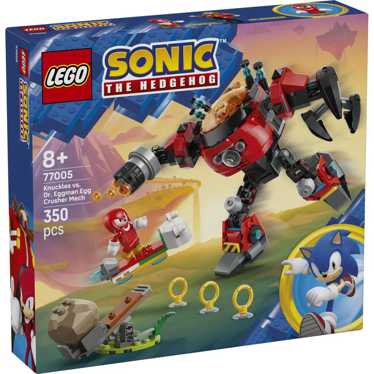 LEGO Sonic - Knuckles vs robotski oklep Dr. Eggman Egg Crusher - L1268305 Luxbaby