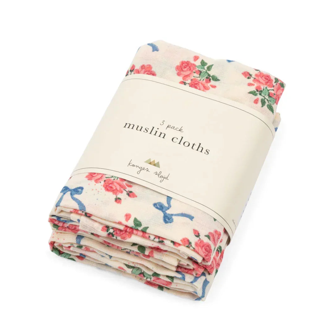 Konges Sløjd - Komplet 3 tetra pleničk - Bella Rosita - KS103655BR Luxbaby