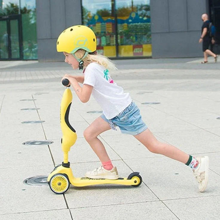 Scoot&Ride - Otroški poganjalec in skiro Highwaykick 1 - Lemon - 96354 Luxbaby