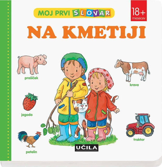 Učila - Na kmetiji – Moj prvi slovar - 9789610030935 Luxbaby