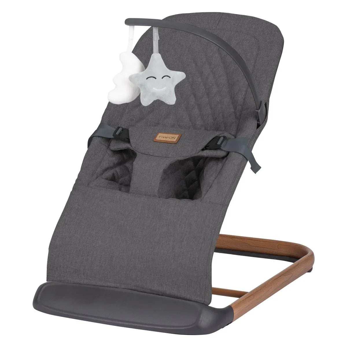 FreeON - Otroški gugalnik Serene - Grey - FO1230201 Luxbaby
