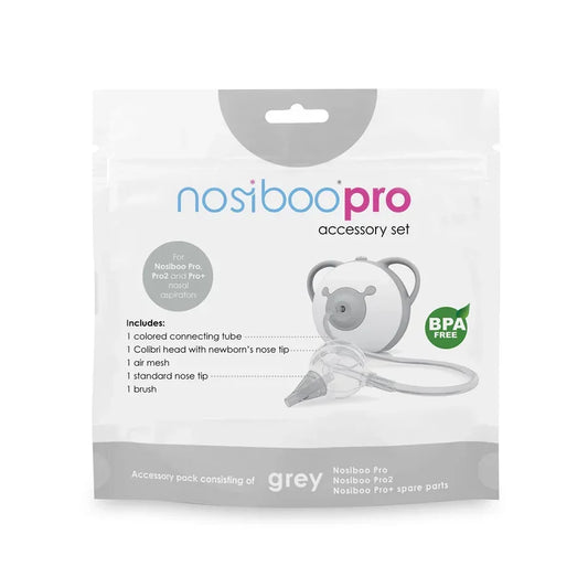 Nosiboo - Komplet dodatkov za nosni aspirator Pro - Grey - ACS-01-04 Luxbaby