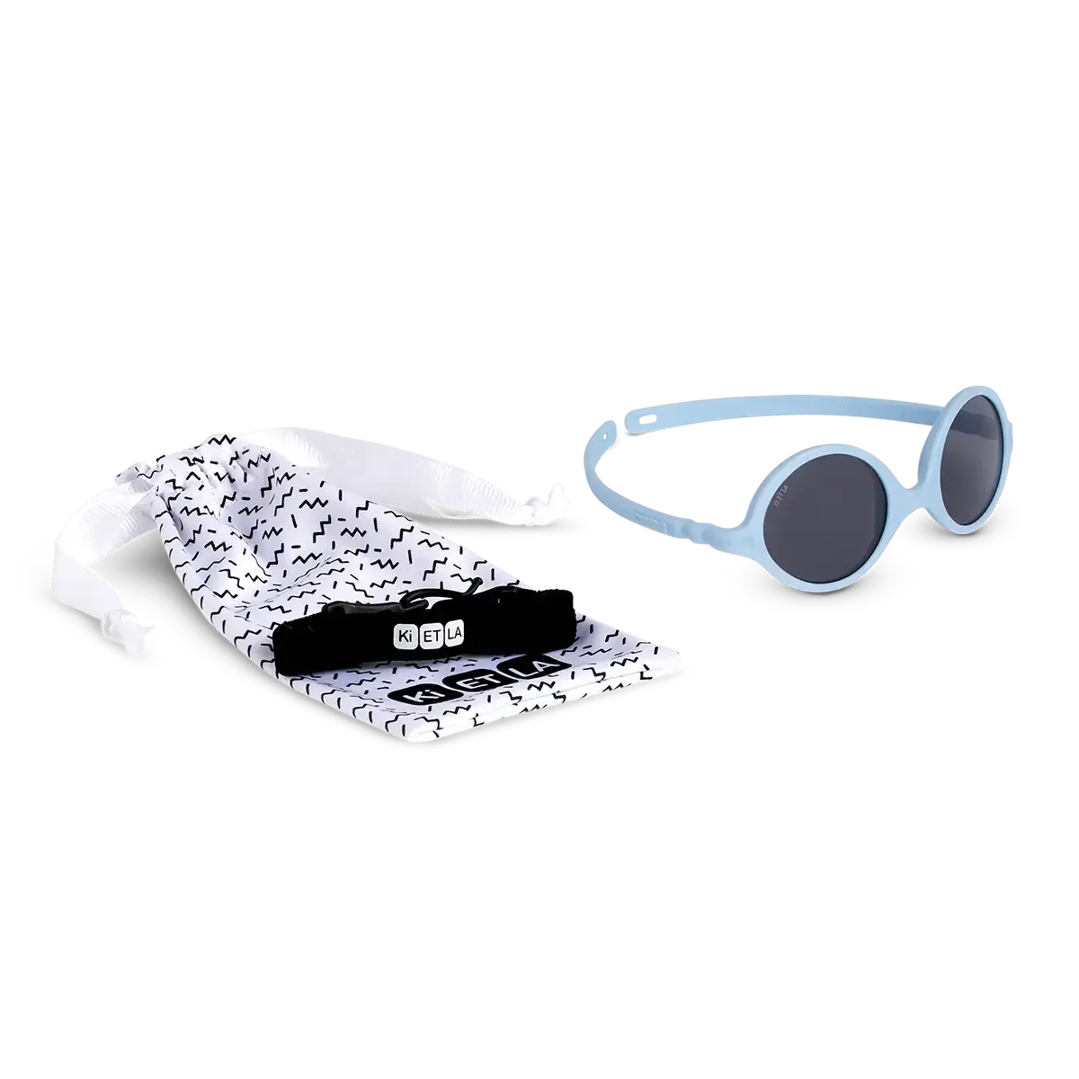 Ki et La - Otroška sončna očala Diabola - Light Blue (0-1 leta) - D1SUNLIGHTBLUE Luxbaby