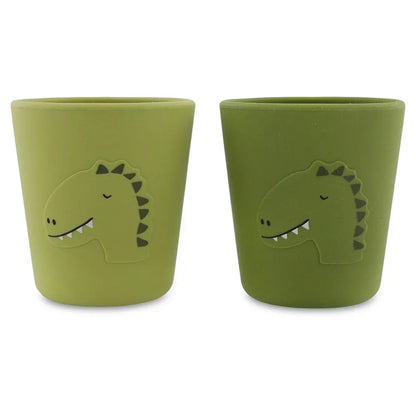 Trixie - Silikonski kozarček - Mr. Dino (2 kosa)