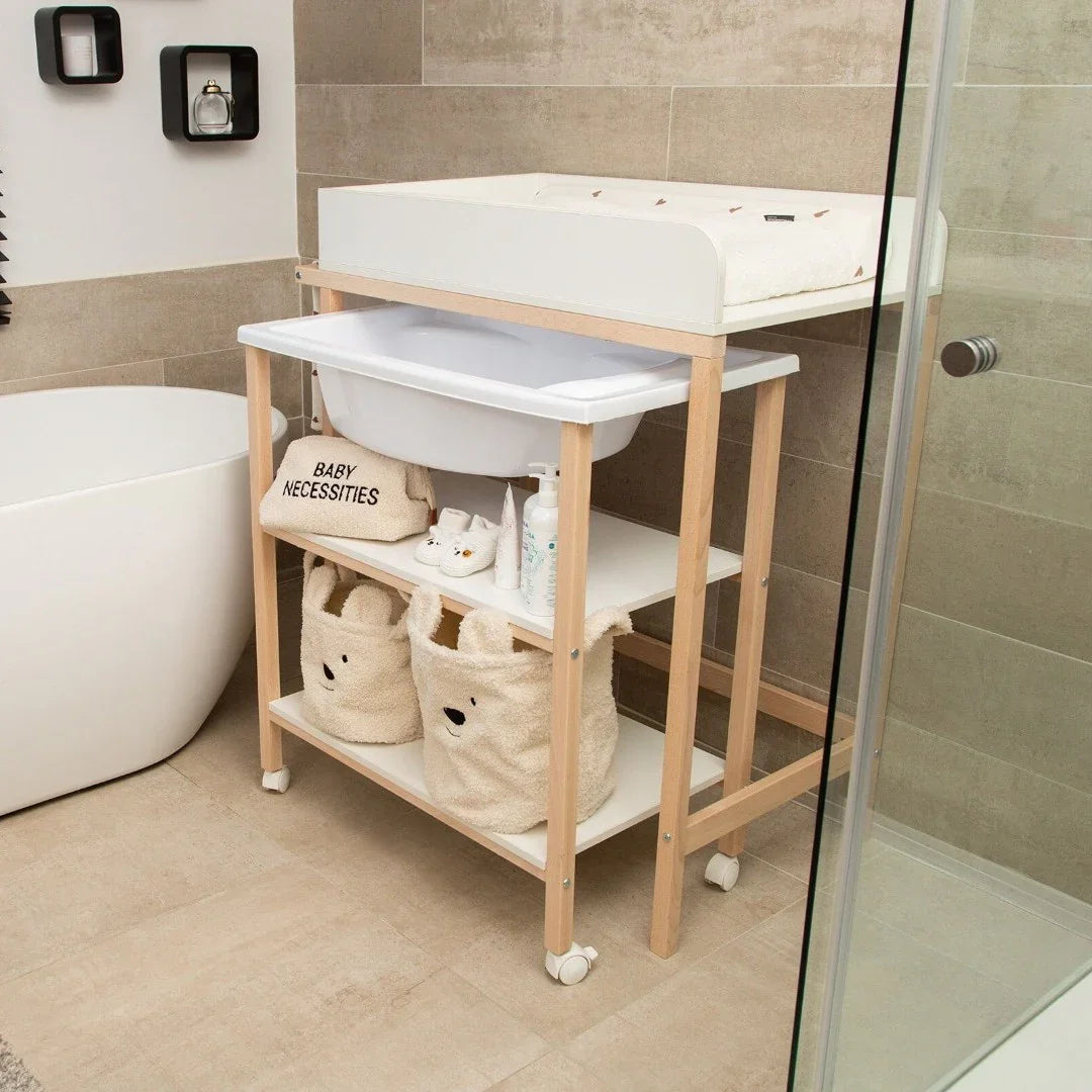 Childhome - Previjalna miza in banjica - CHTBNW Luxbaby