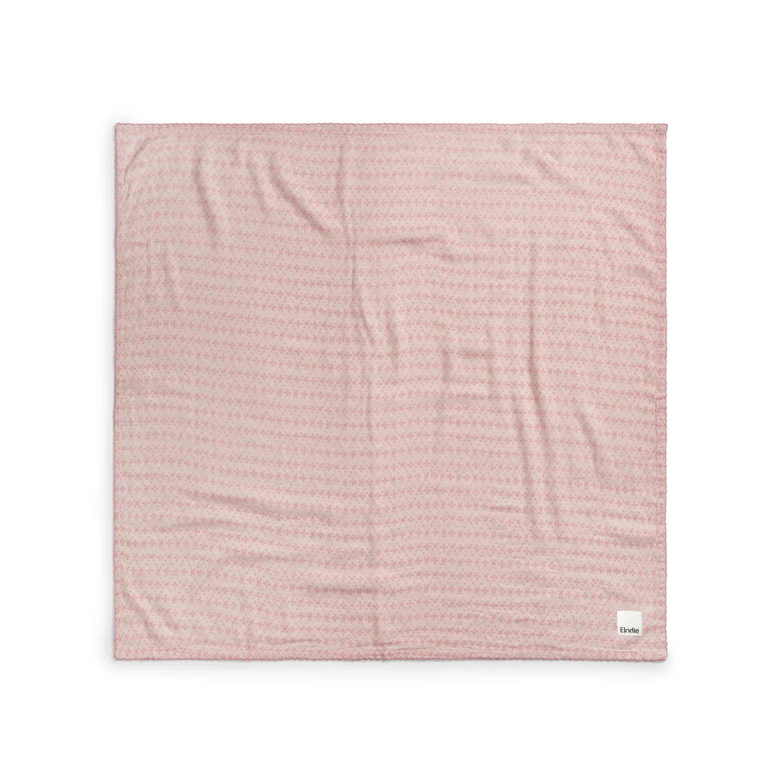 Elodie - Mehka muslin odejica - Embroidery Anglaise Pink - E30350205423NA Luxbaby
