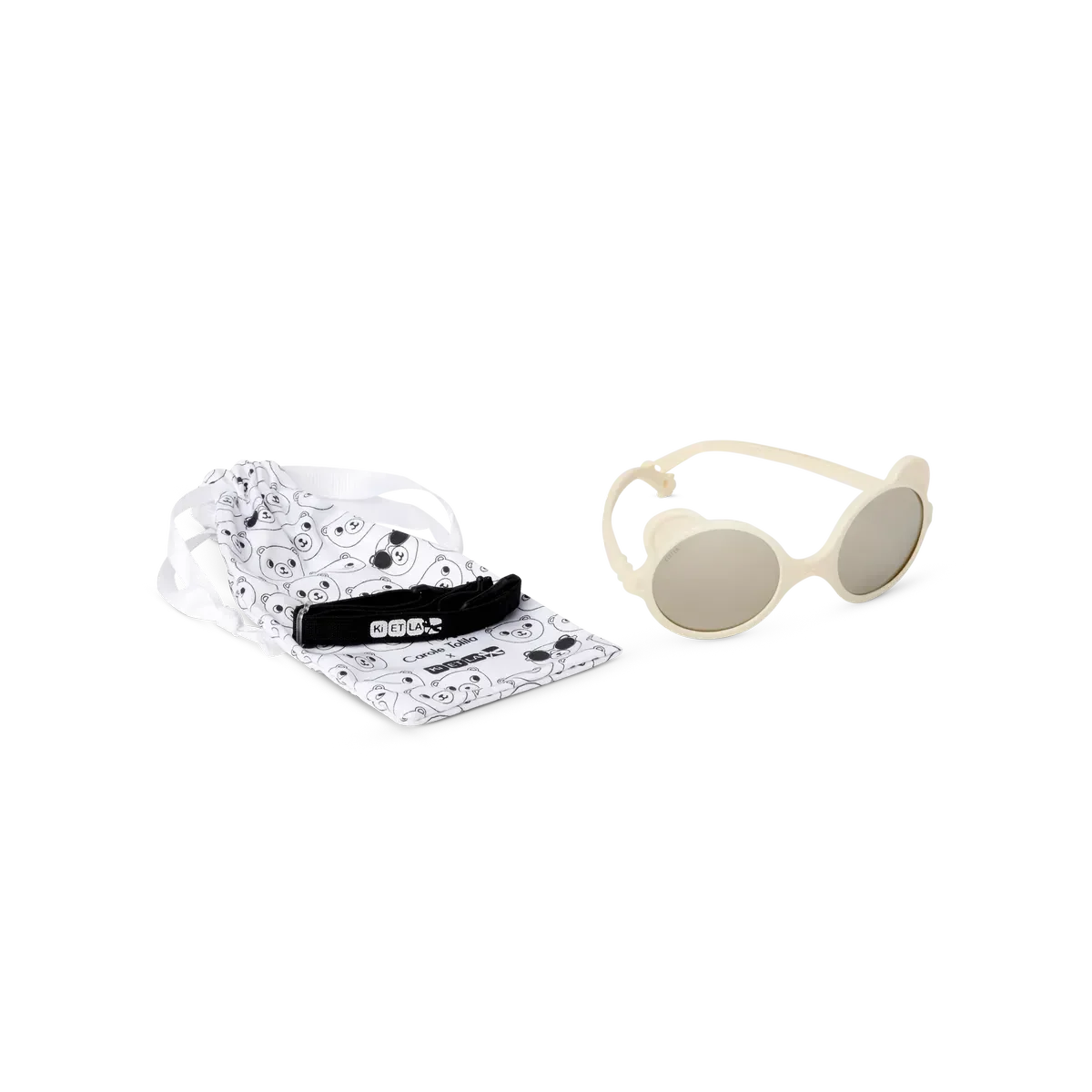 Ki et La - Otroška sončna očala Ourson - Cream - OU1SUNCREAM Luxbaby