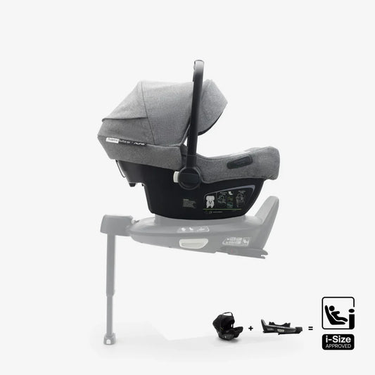 Bugaboo - Otroški avtosedež Turtle Air by Nuna i-Size (40-83cm) - Grey Melange - B10980 Luxbaby