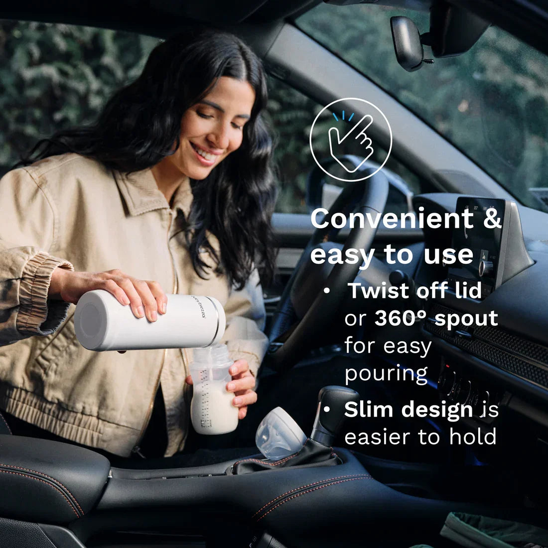 BabyBrezza - Prenosni grelnik za stekleničke - Black - BRZ0179 Luxbaby