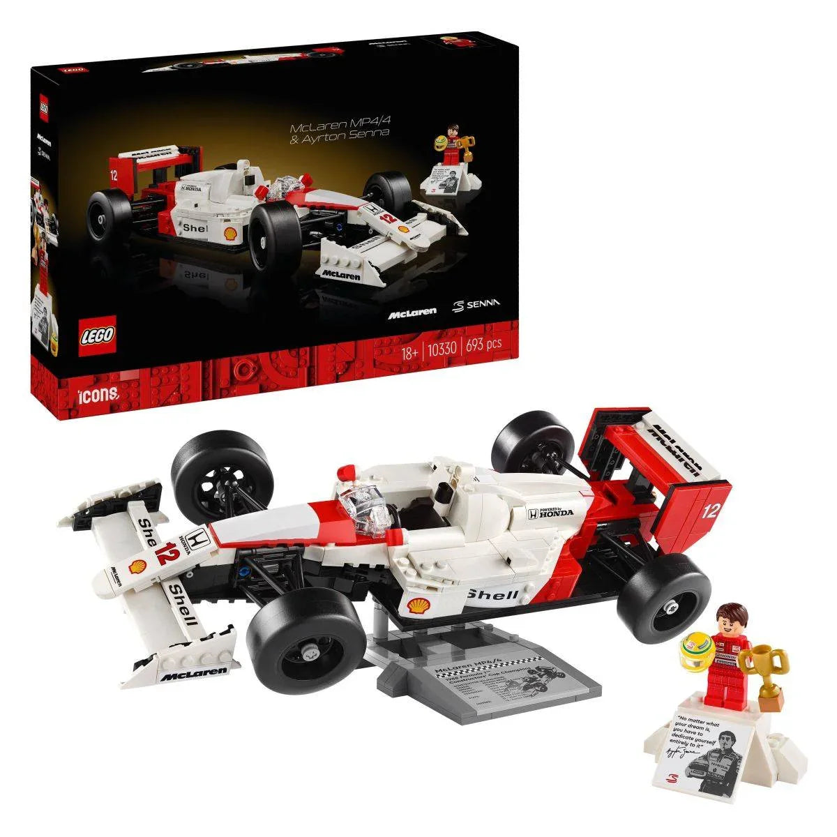 Lego Icons - McLaren MP4/4 in Ayrton Senna - L1200576 Luxbaby