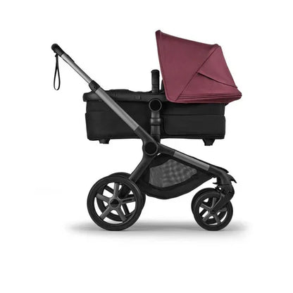 Bugaboo - Otroški voziček Fox 5 Renew Graphite/Heritage Black - Dark Cherry (2v1)