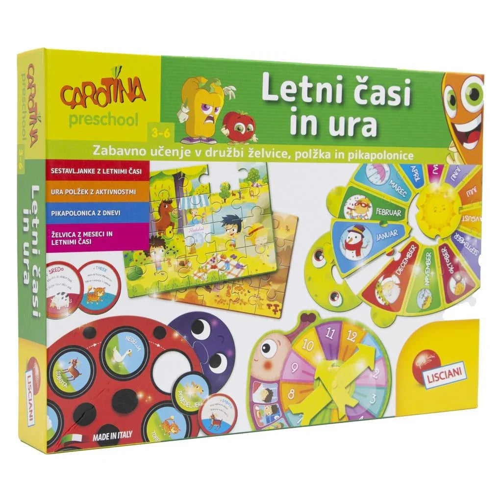 Lisciani - Letni časi in ura - L974650 Luxbaby