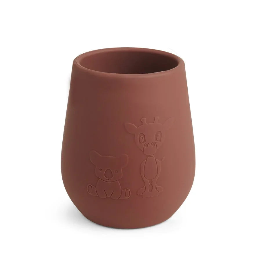 Nuuroo - Kai silikonska skodelica - Mahogany 230ml - NU337M Luxbaby