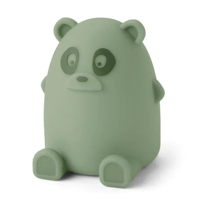 Nuuroo - Ella silikonska lučka Panda - Dusty Green