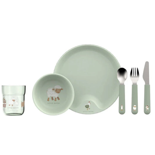 Little Dutch - 6-delni jedilni set - Little Farm