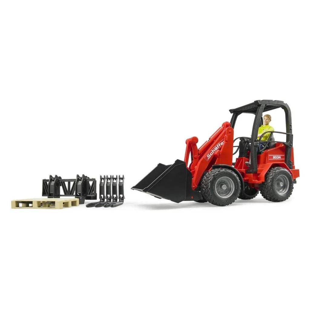 Bruder - Schaffer Nakladač s Figuro in Dodatki - B2191 Luxbaby