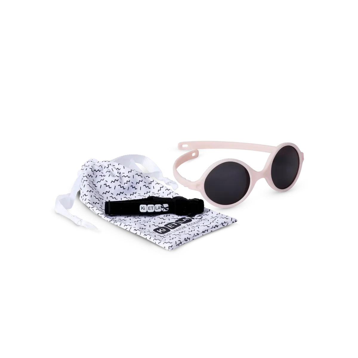 Ki et La - Otroška sončna očala Diabola - Blush pink (0-1 let) - D1SUNBLUSH Luxbaby