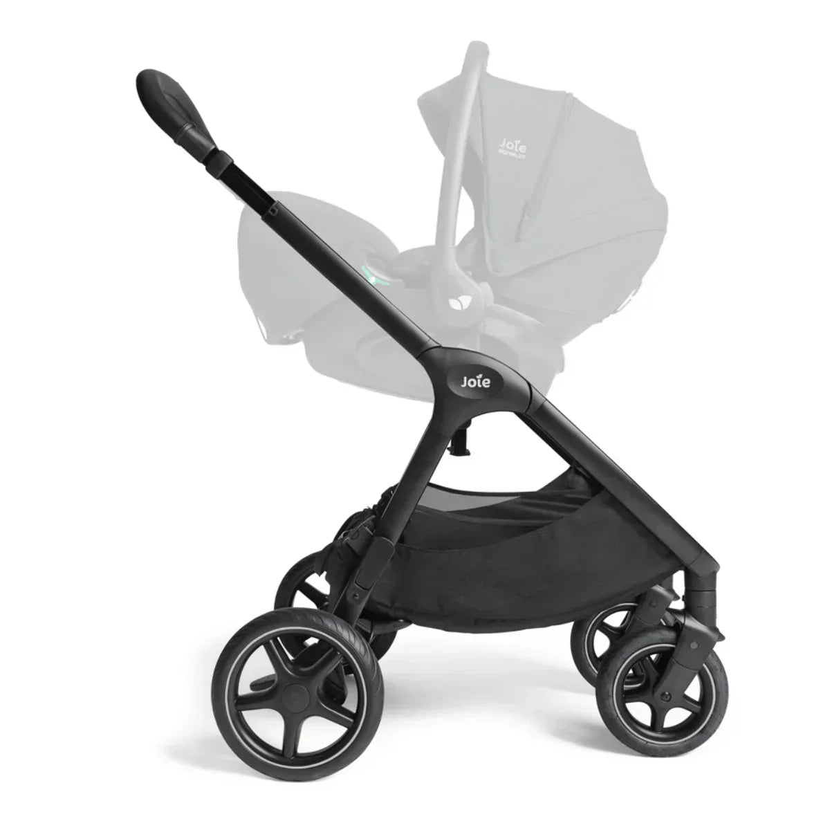 Joie - Otroški voziček Finiti™ + i-Level™ Pro - Signature Ebony (3v1) - Luxbaby