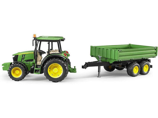Bruder - Traktor John Deere s prekucno prikolico - 123006 Luxbaby
