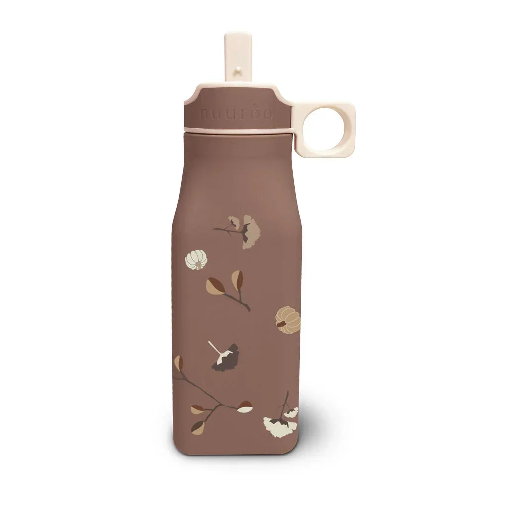 Nuuroo - Storm silikonska steklenička - Pumpkin flower 450ml