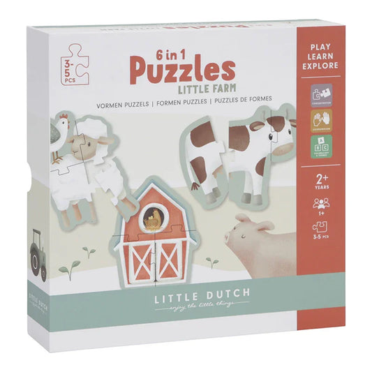 Little Dutch - Puzzle - Little Farm - LD7148 Luxbaby