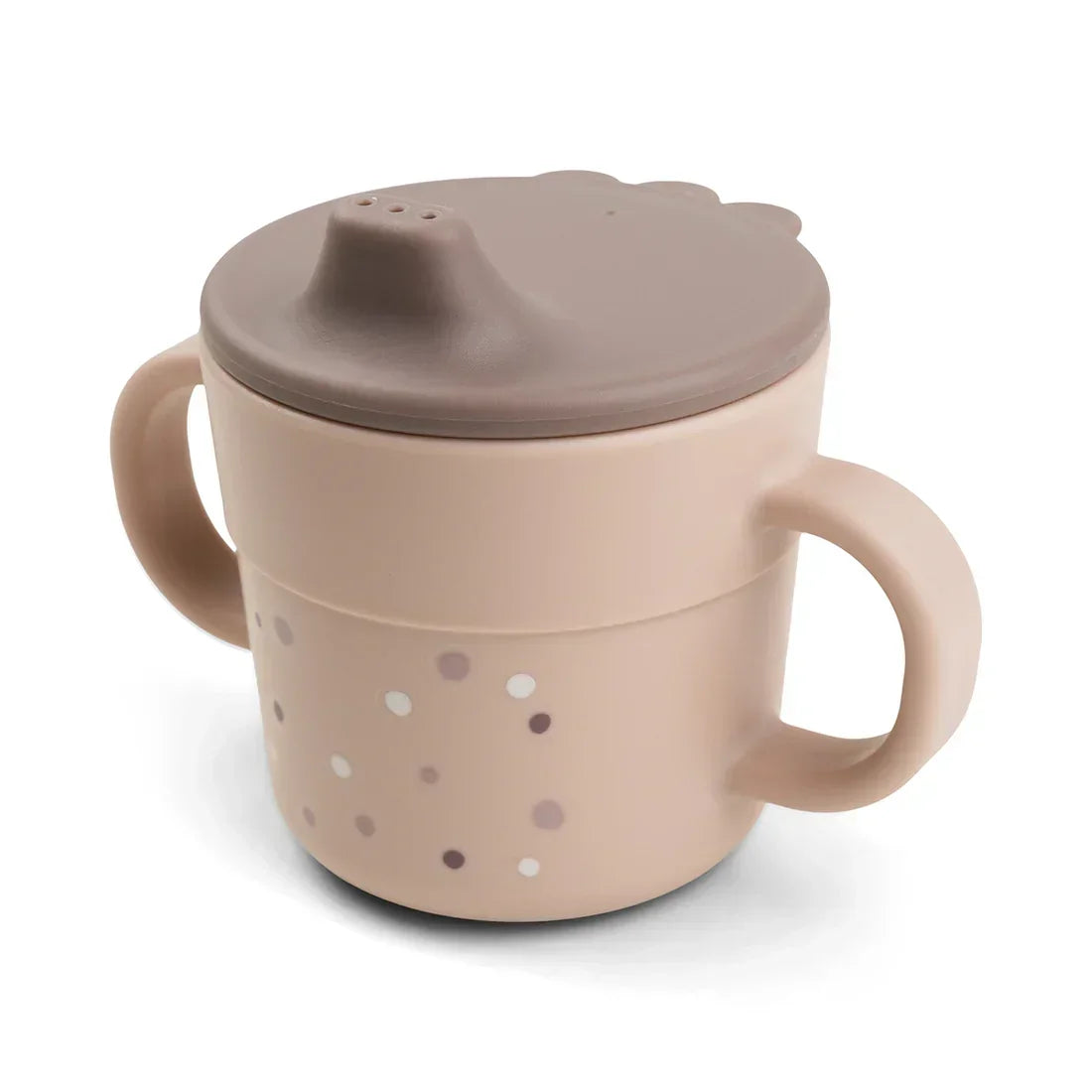 Done by Deer - Skodelica za učenje pitja Foodie Happy dots - Powder