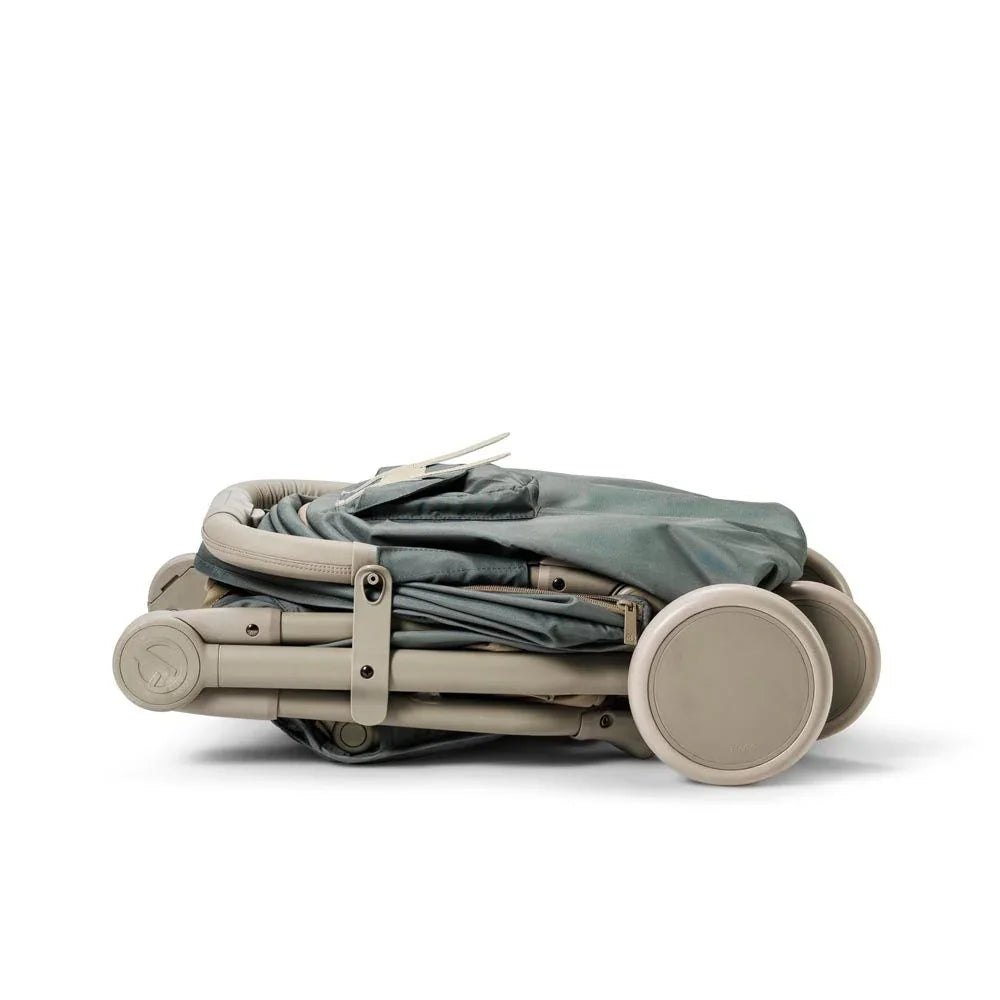 Elodie - Otroški voziček MONDO - Pebble Green - E11171 Luxbaby