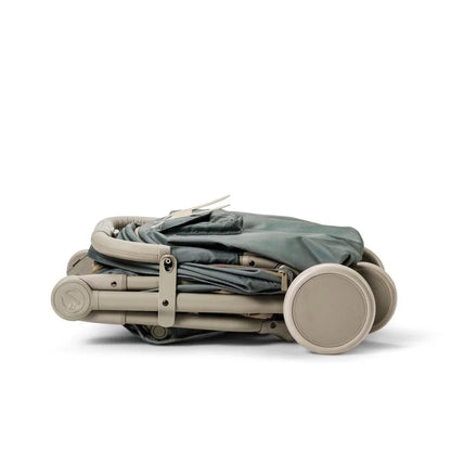 Elodie - Otroški voziček MONDO - Pebble Green - E11171 Luxbaby