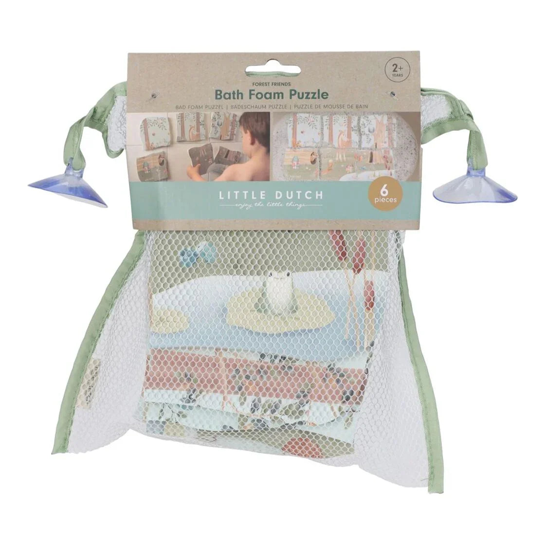 Little Dutch - Kopalna sestavljanka iz pene - Forest Friends - LD2013813 Luxbaby