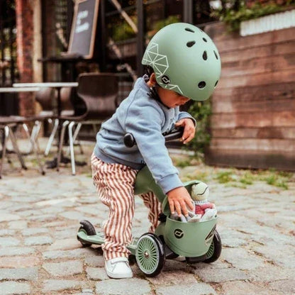 Scoot&Ride - Otroški poganjalec in skiro Highwaykick 1 Lifestyle - Green Lines - 96604 Luxbaby